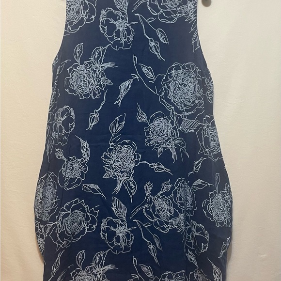 Luca Vanucci Linen Dress with 2 front pockets - Picture 3 of 6